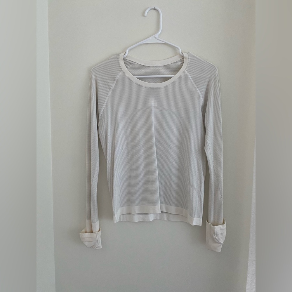 Lululemon crop length swiftly tech shirt